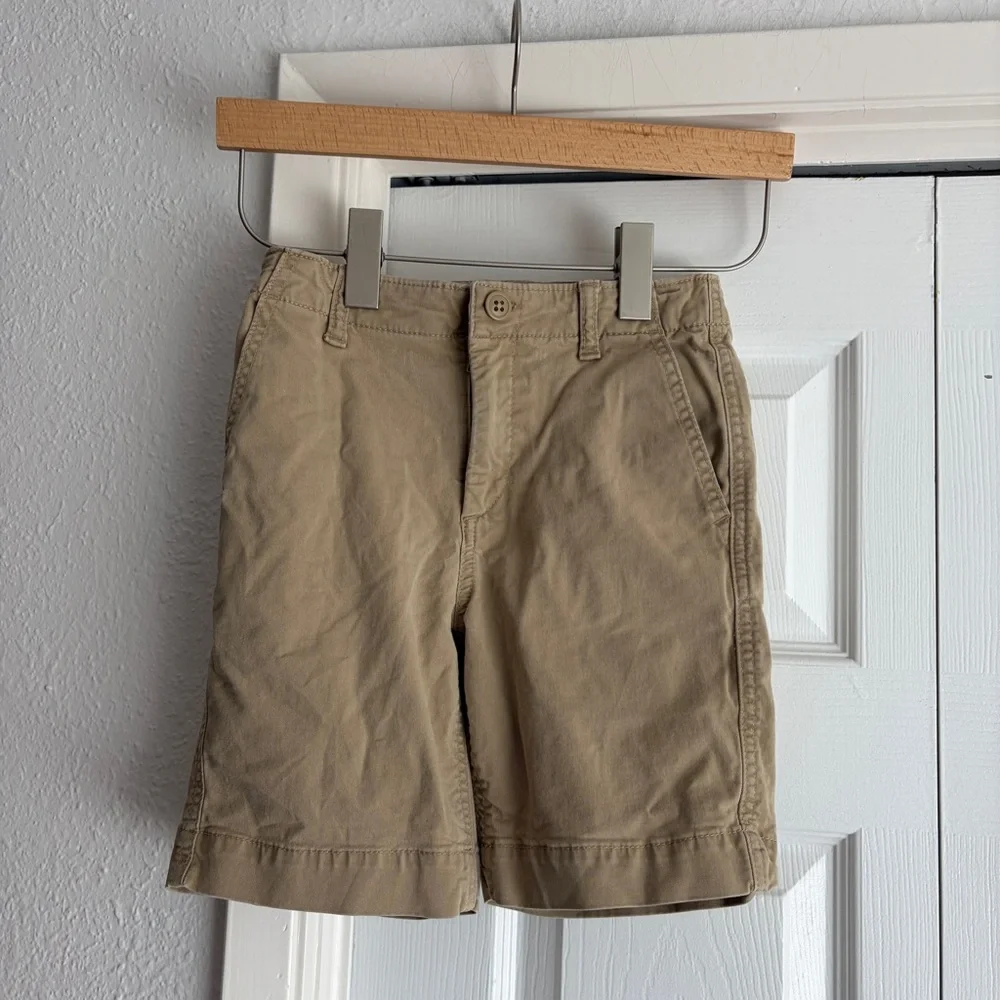 Gap Kids Boys 8 Khaki Cotton Chino Dress School Uniform Shorts